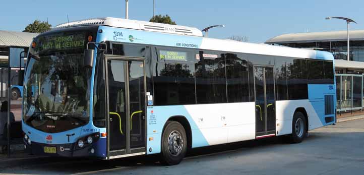 Transit Systems Volvo B7RLE Custom CB80 1314